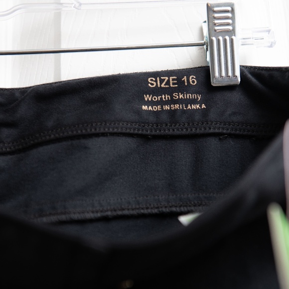 Lilly Pulitzer NEW Worth Skinny Black Jeans Plus size 16 stretchy pants NWT - Picture 4 of 6